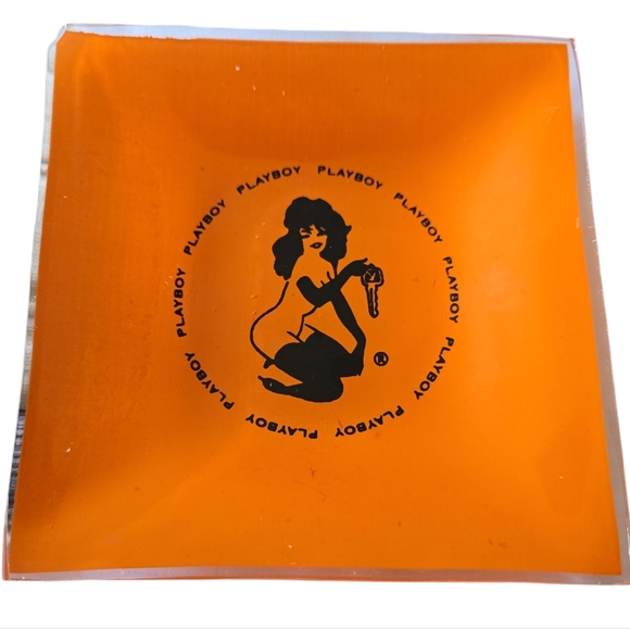 PLAYBOY Other - Vintage 1960's orange Playboy Club Trinket Dish/Ashtray